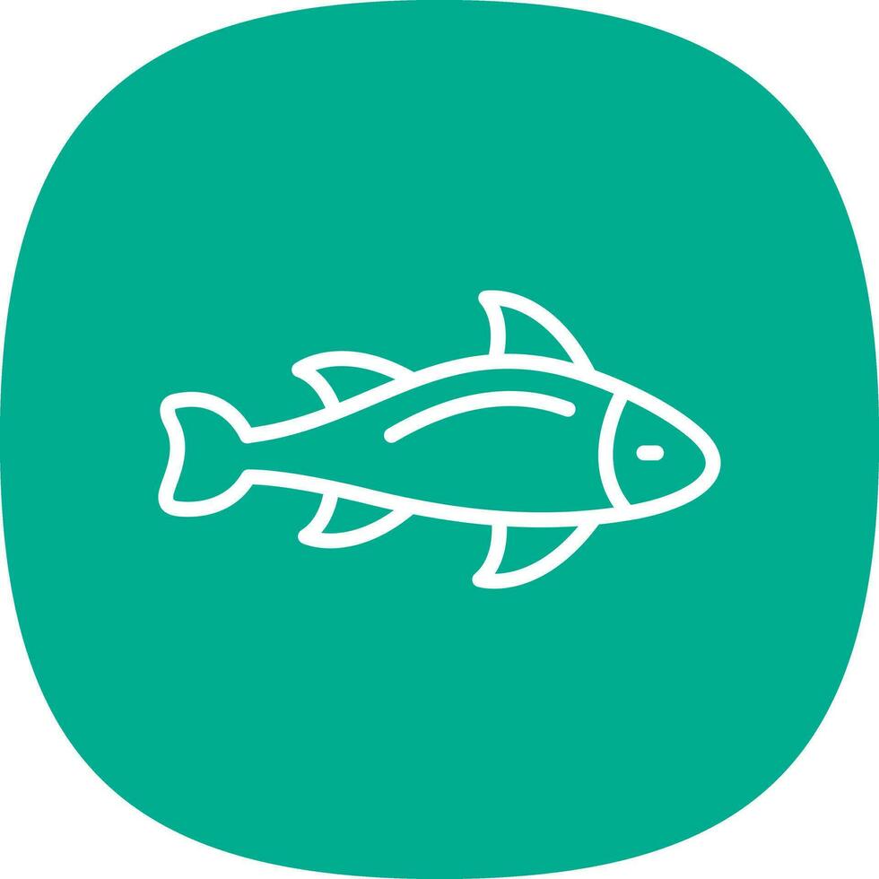 Salmon Vector Icon Design