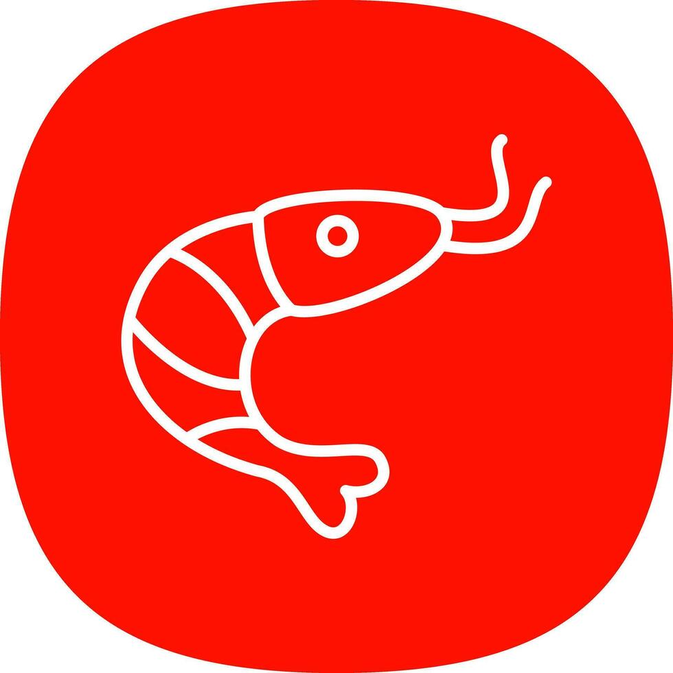 Prawn Vector Icon Design