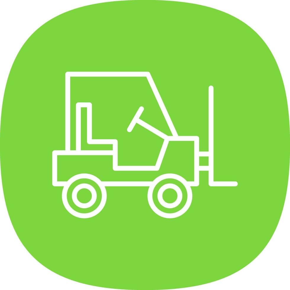 Forklift Vector Icon Design