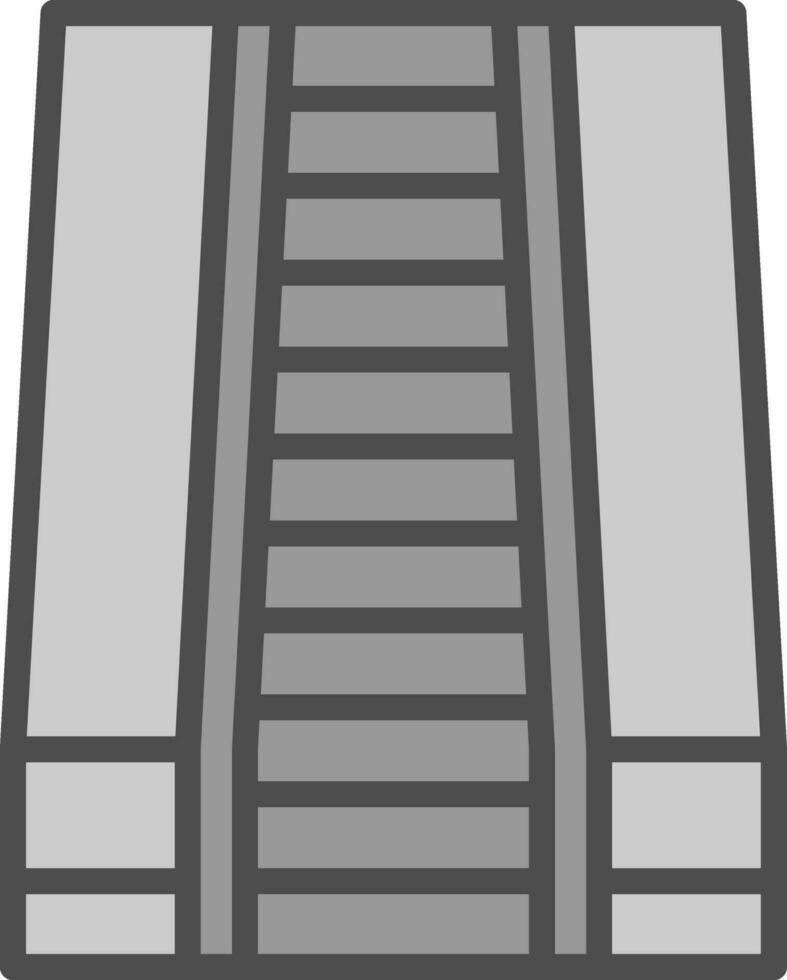 diseño de icono de vector de escalera mecánica