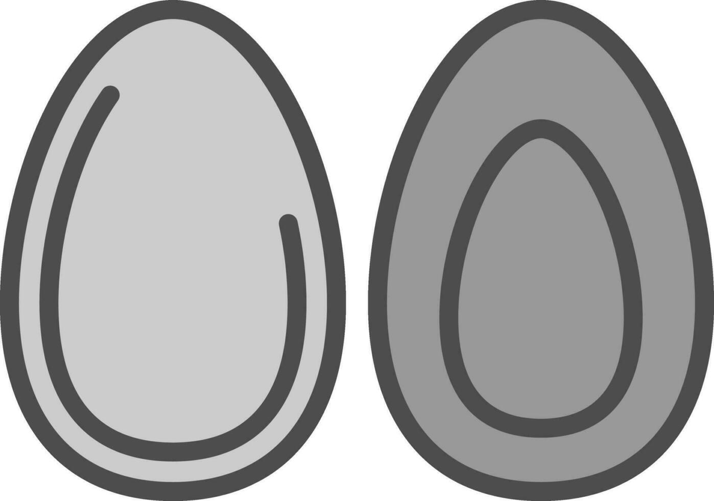 diseño de icono de vector de huevos