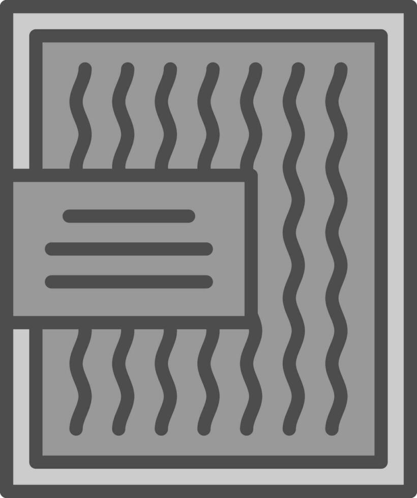 Minced Meat Vector Icon Design
