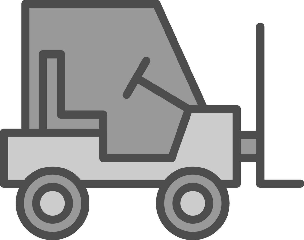 Forklift Vector Icon Design