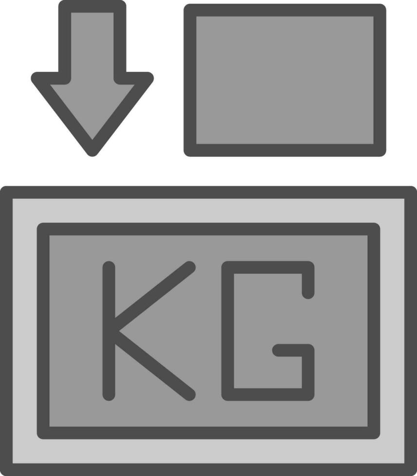 Weight Vector Icon Design