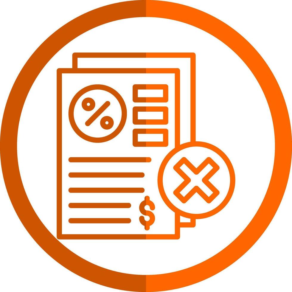 Rejected Vector Icon Design