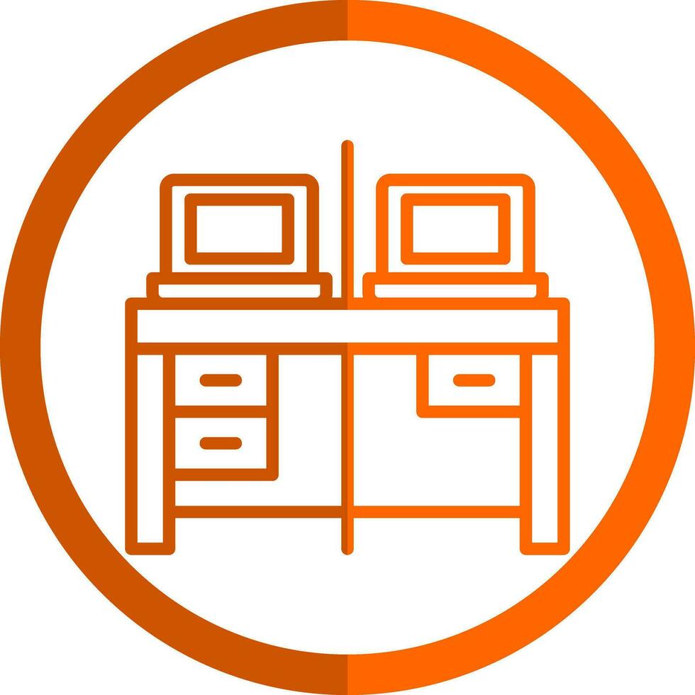 Work Space Vector Icon Design