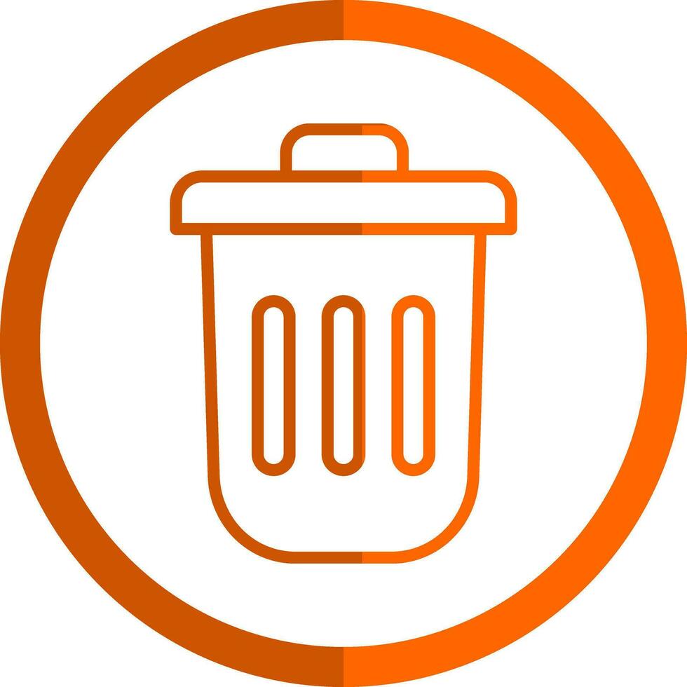 Dustbin Vector Icon Design