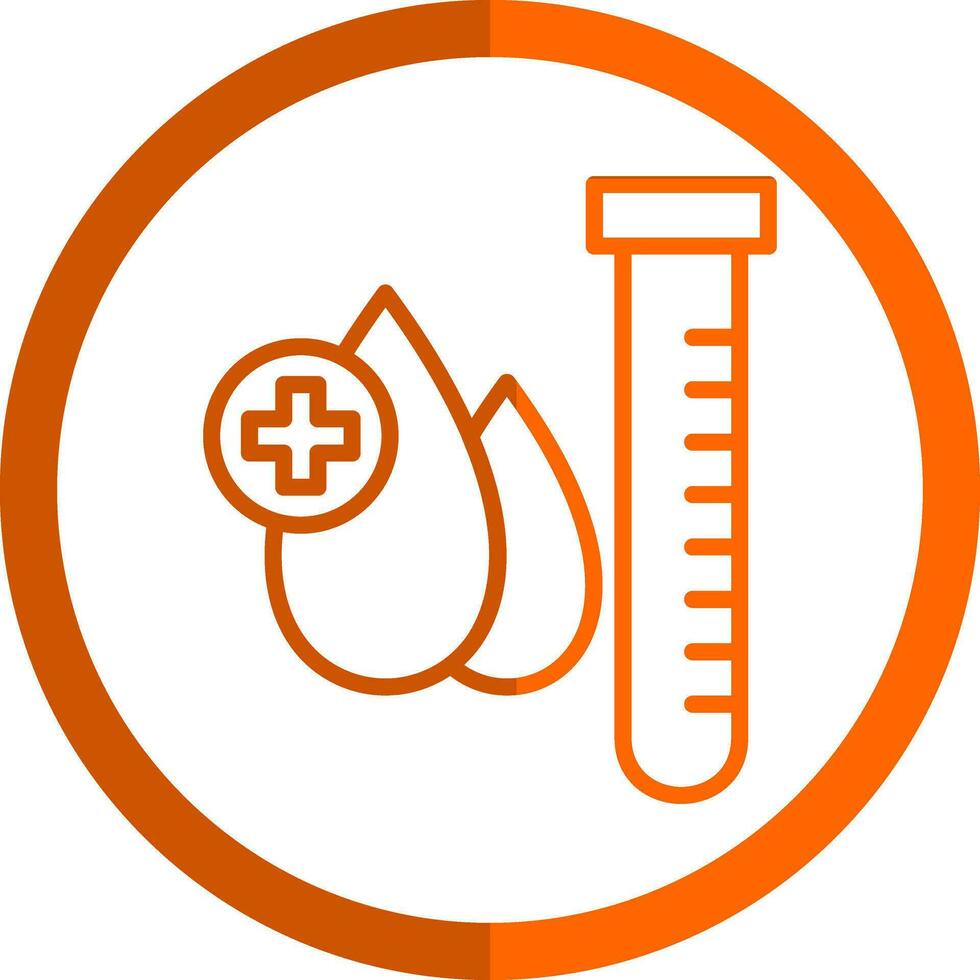 Blood Test Vector Icon Design