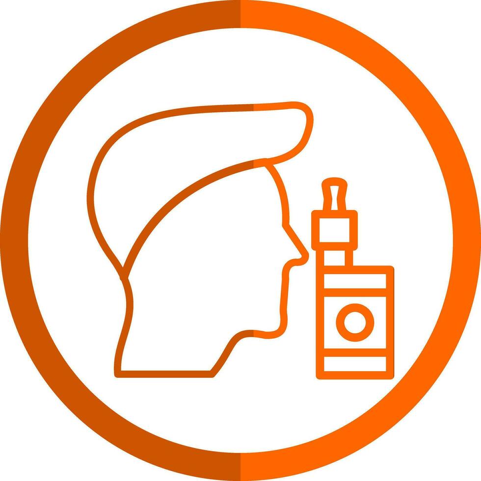 Vaping Vector Icon Design
