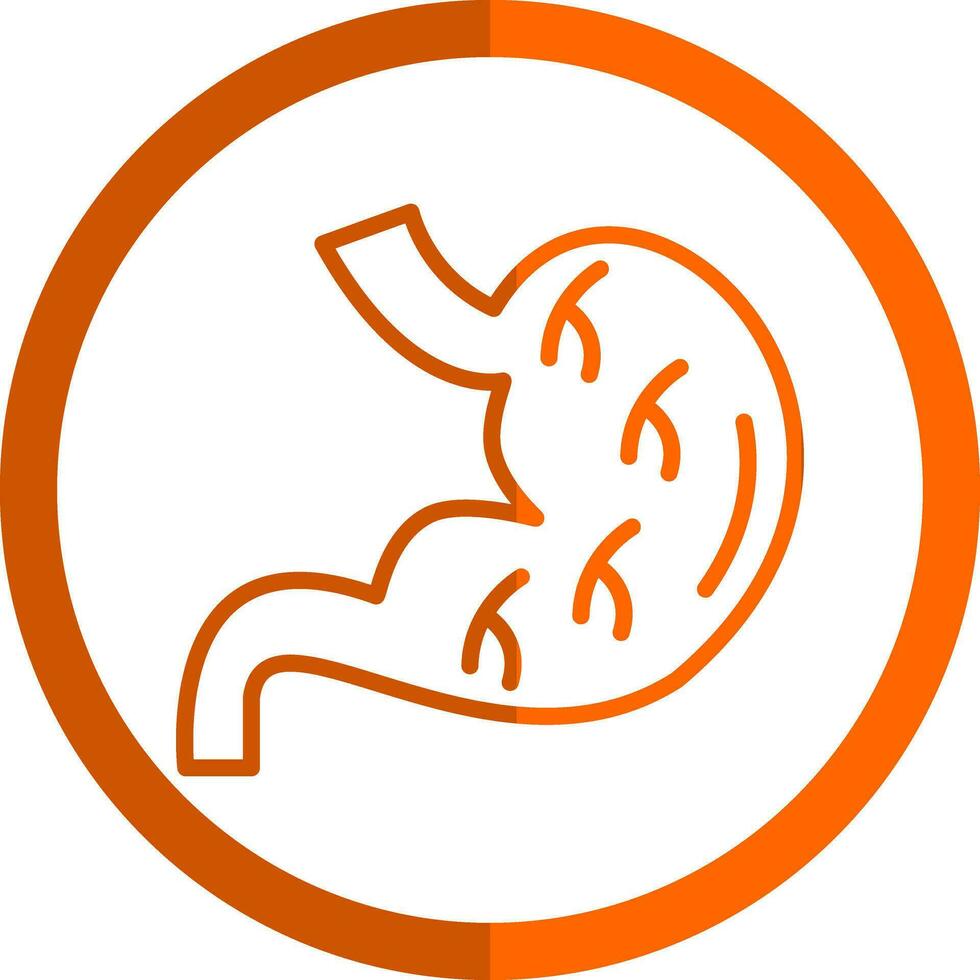 Stomach Vector Icon Design