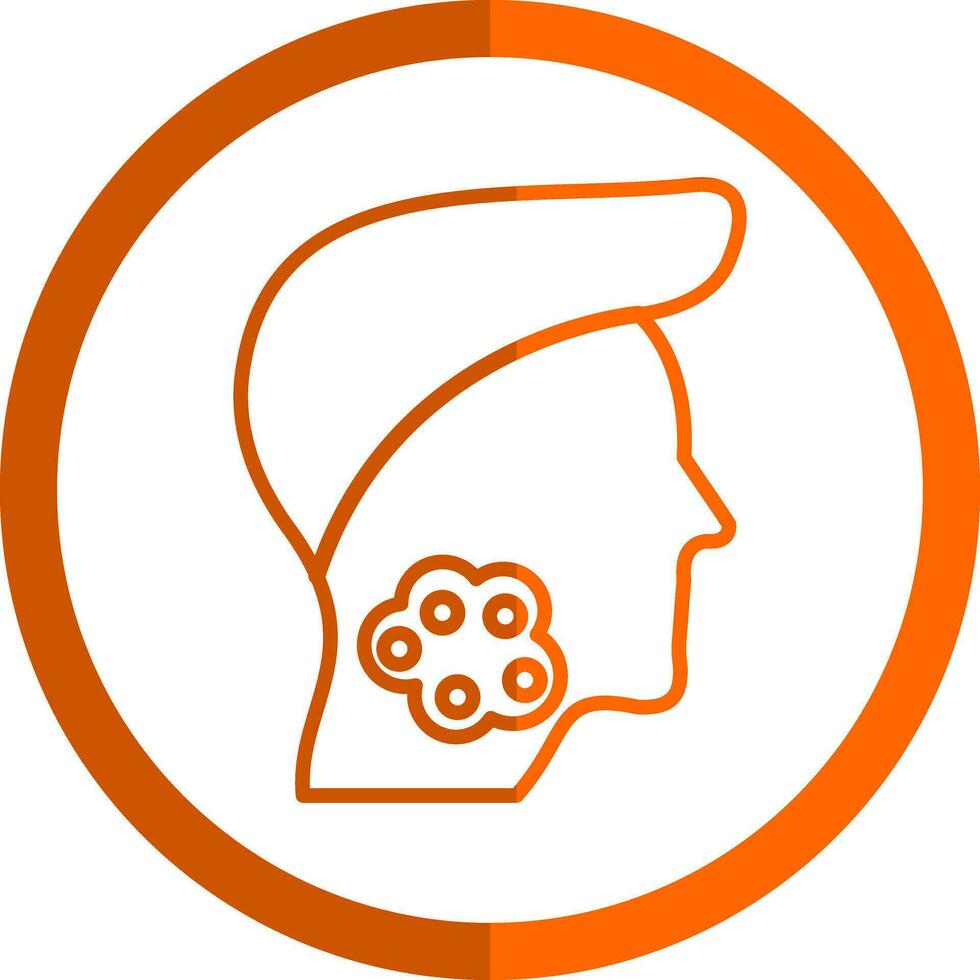 Throat Cancer Vector Icon Design