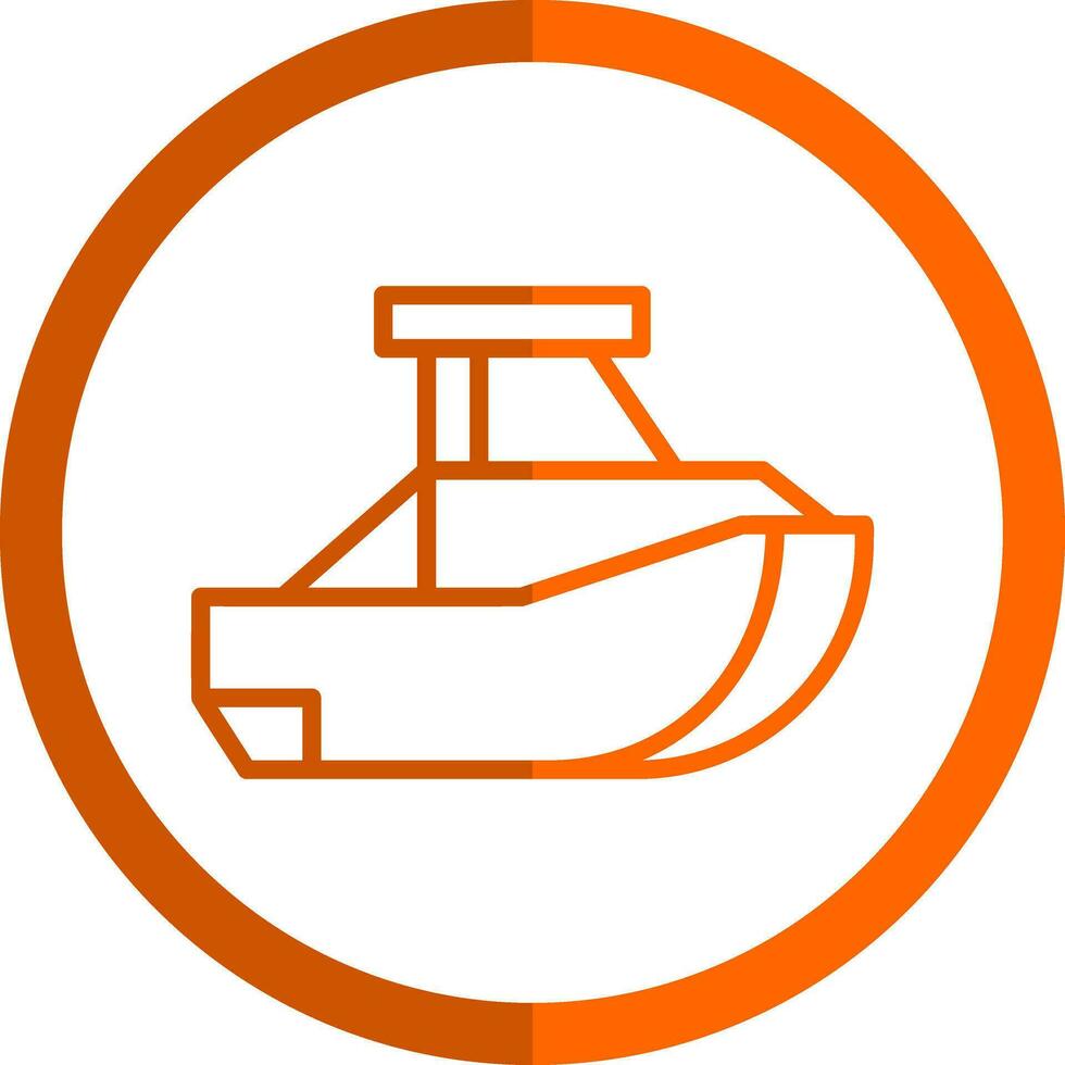 Toy Boat Vector Icon Design