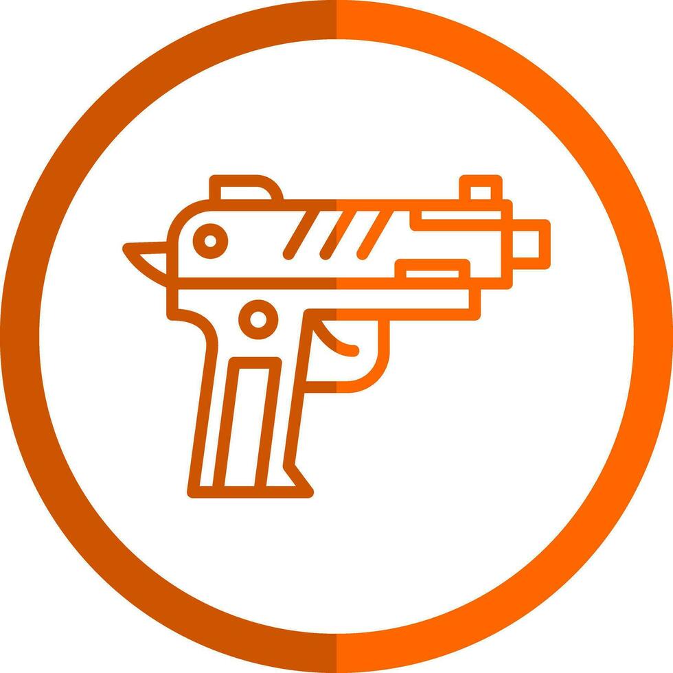 Pistol Vector Icon Design