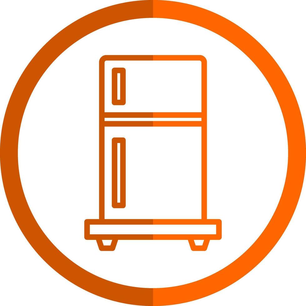 Refrigerator Vector Icon Design