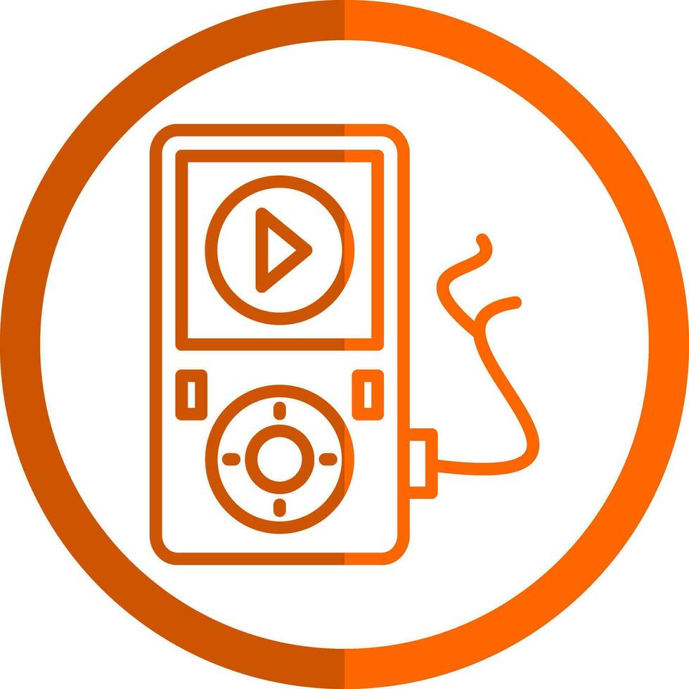 Mp4 Player Vector Icon Design