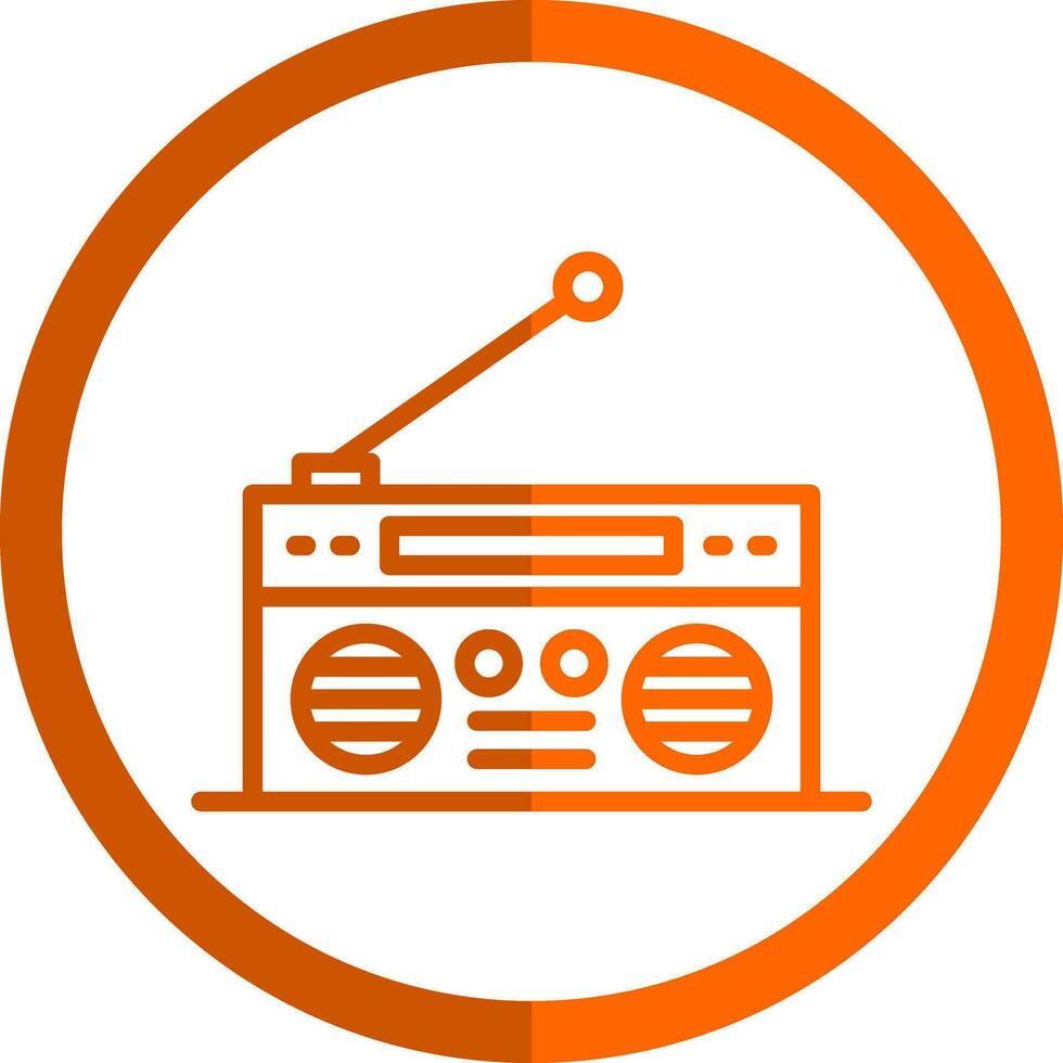 Radio Vector Icon Design