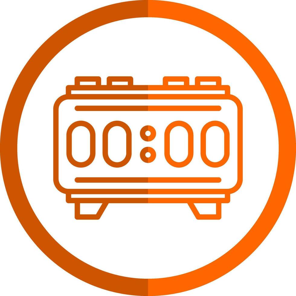 Digital Alarm Vector Icon Design