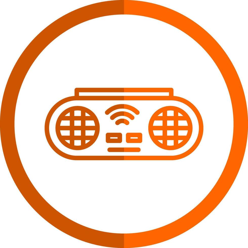 Portable Speaker Vector Icon Design