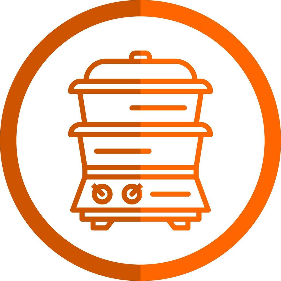 Steamer Vector Icon Design