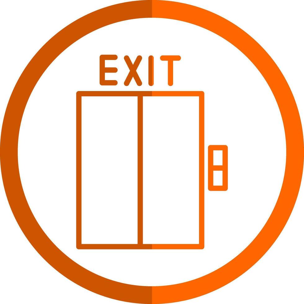 Exit Vector Icon Design
