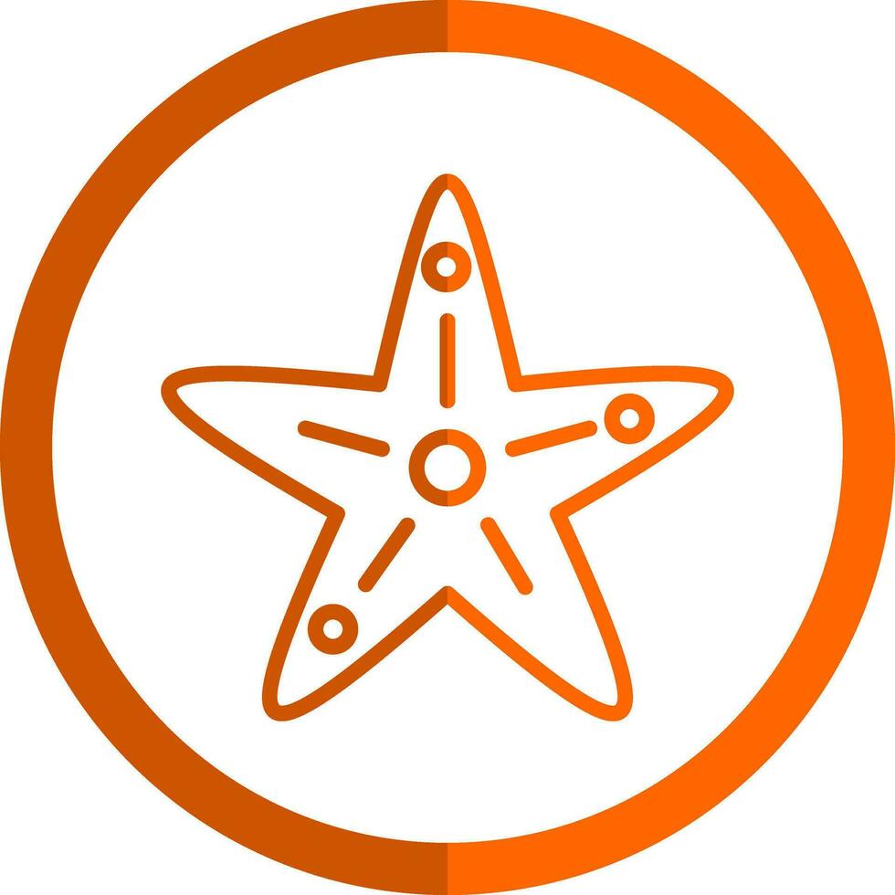 Starfish Vector Icon Design