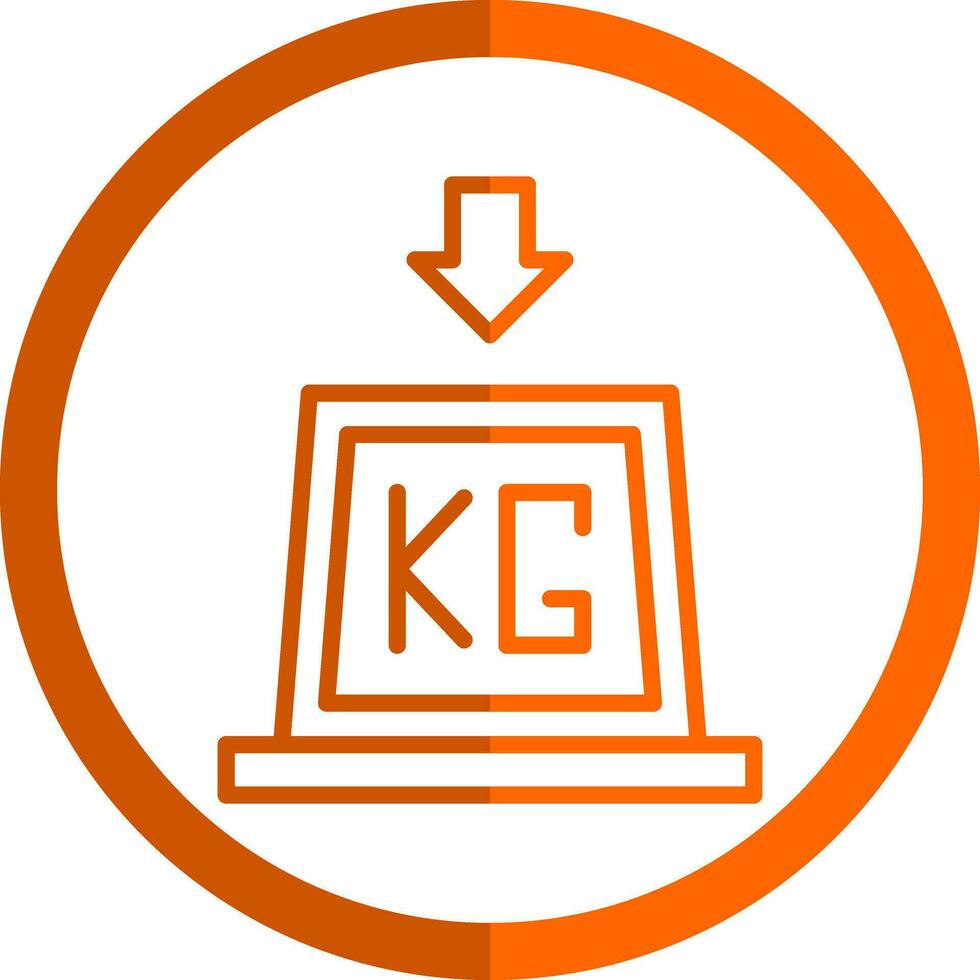 Weight Vector Icon Design