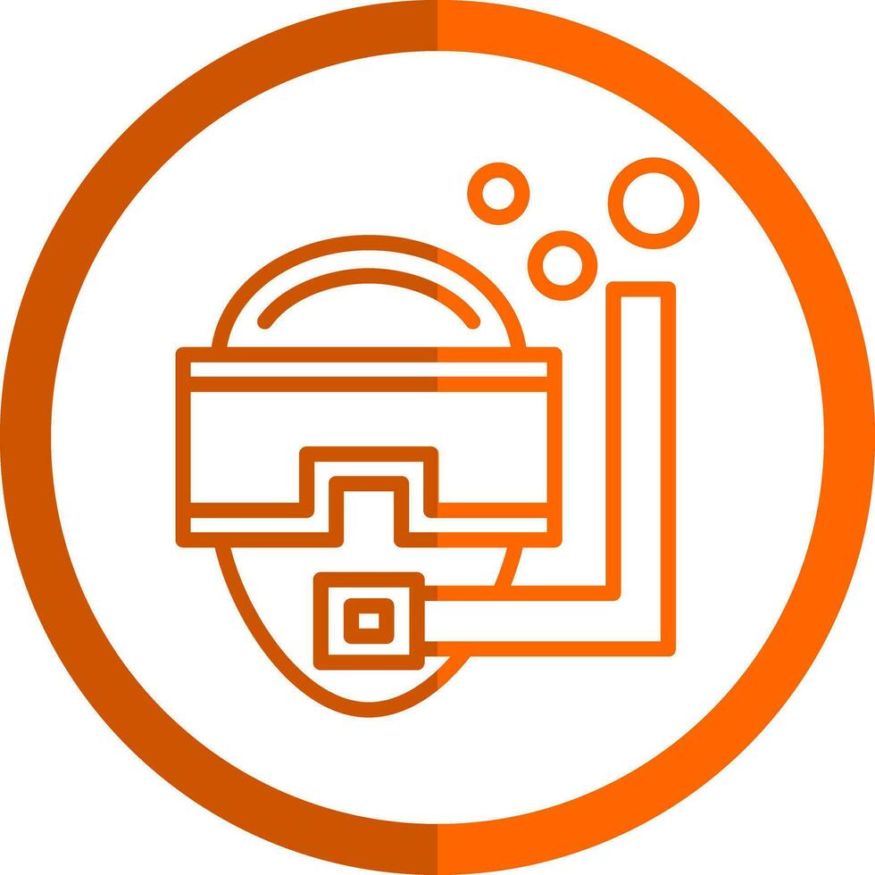 Diver Vector Icon Design