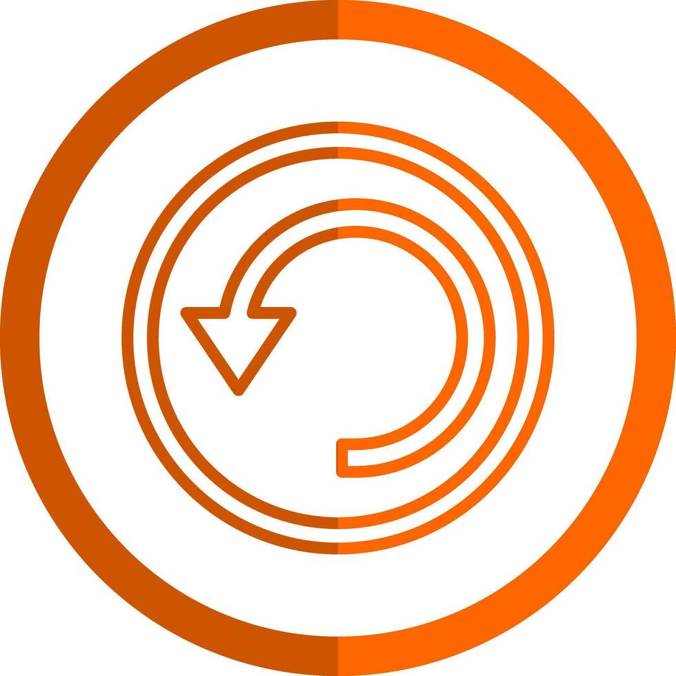 Circular Arrow Vector Icon Design