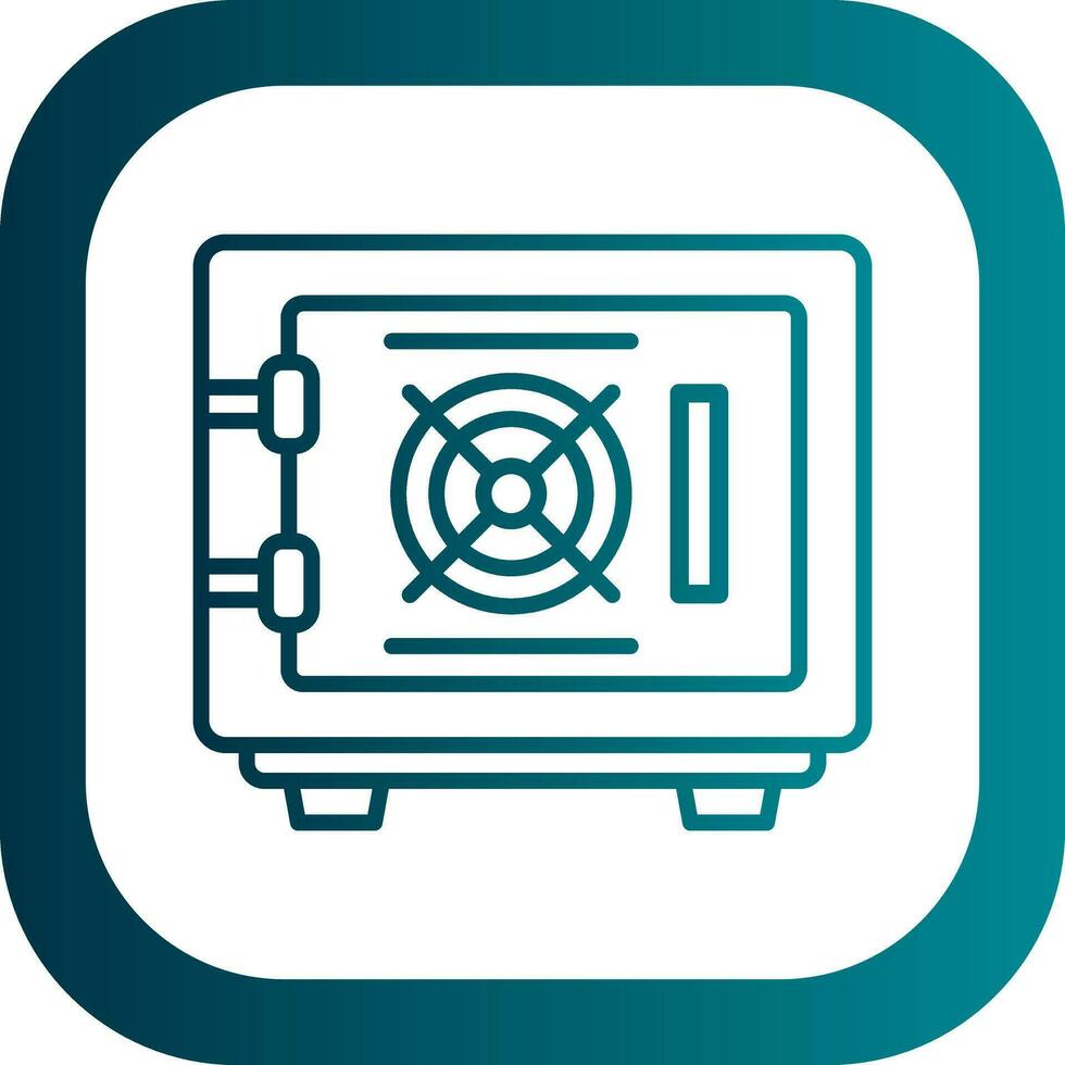 Vault Vector Icon Design
