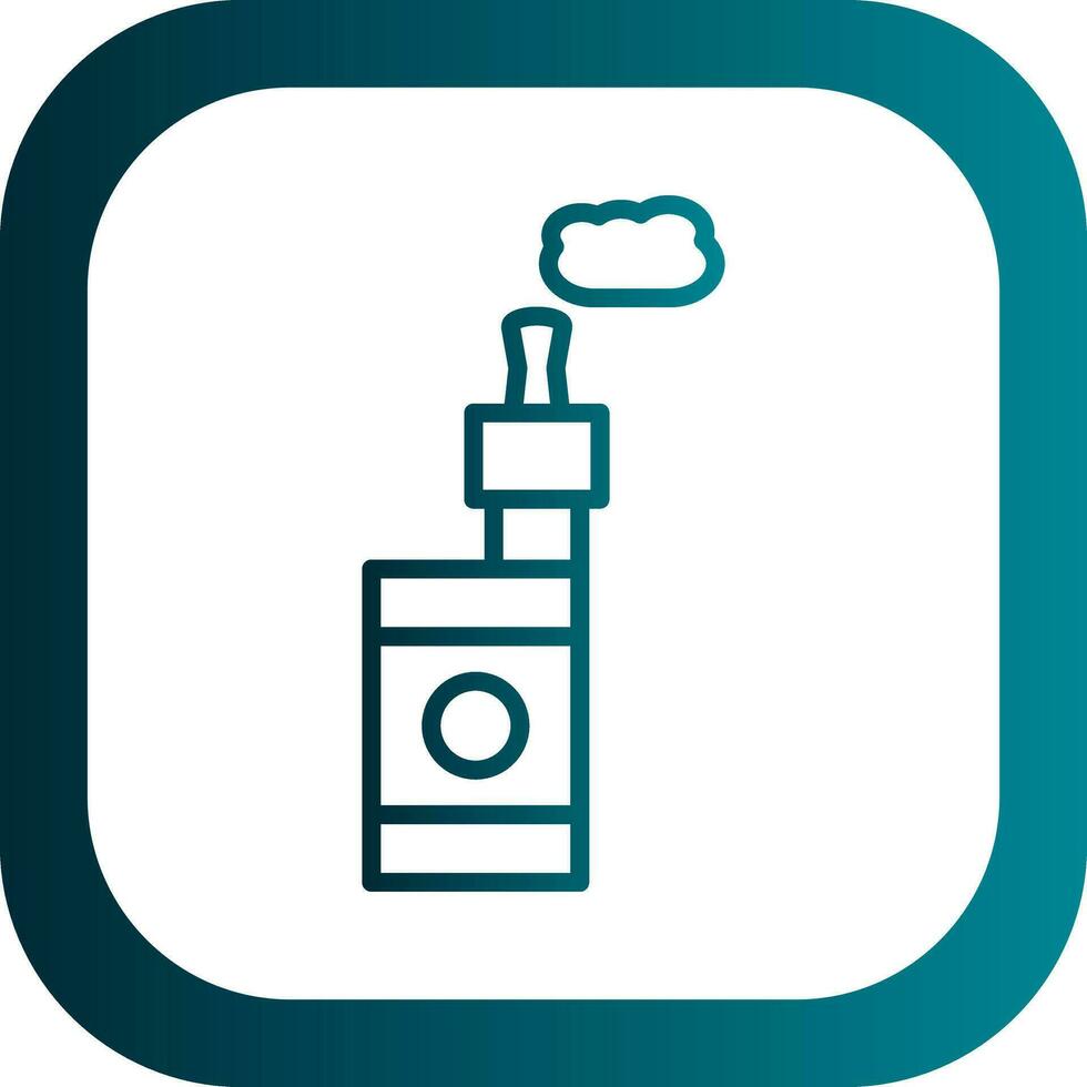 Vaper Vector Icon Design