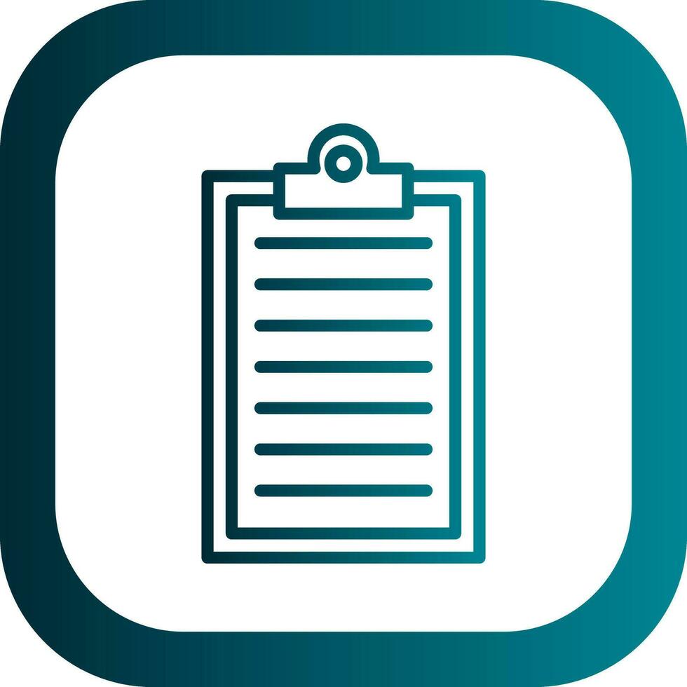 Clipboard Vector Icon Design