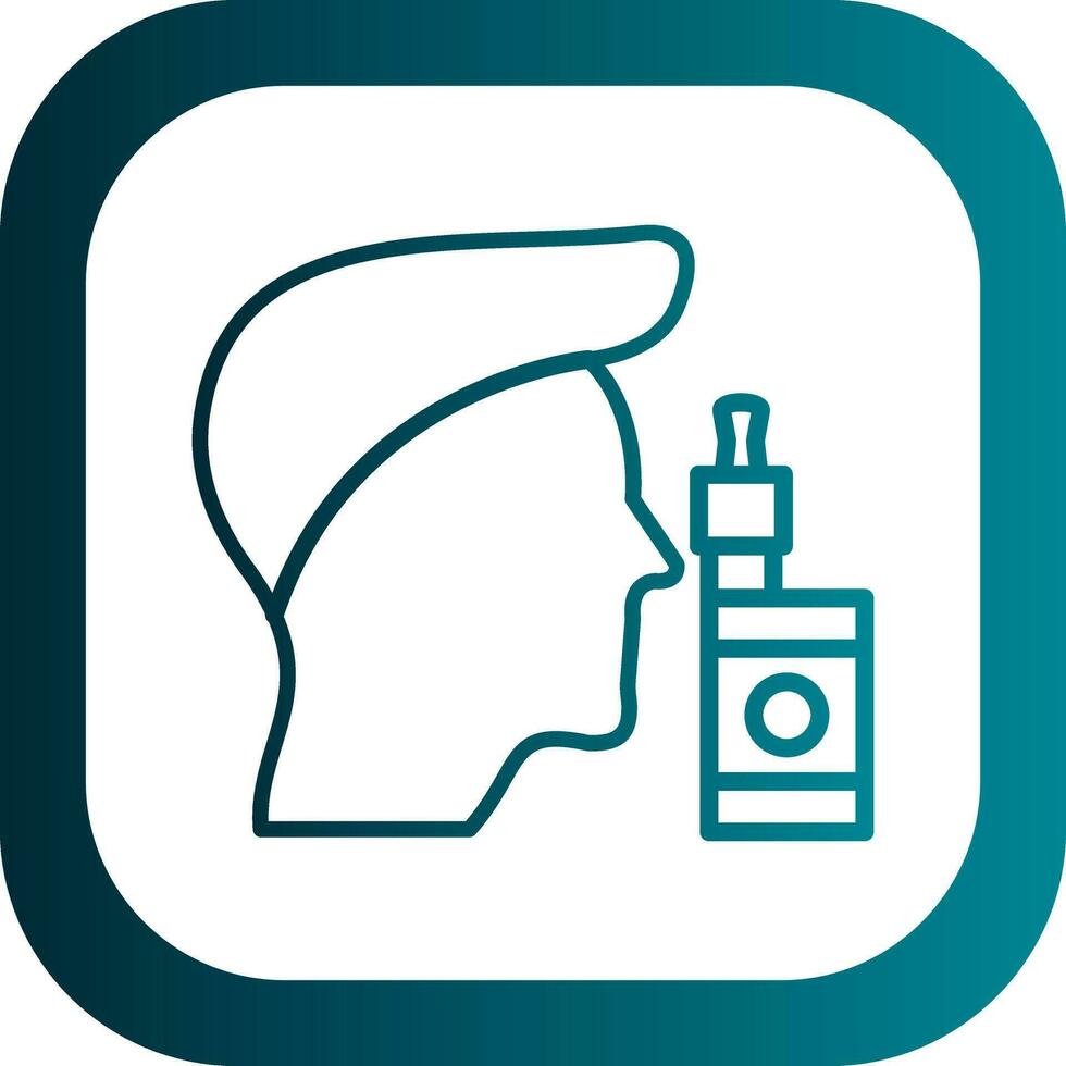 Vaping Vector Icon Design