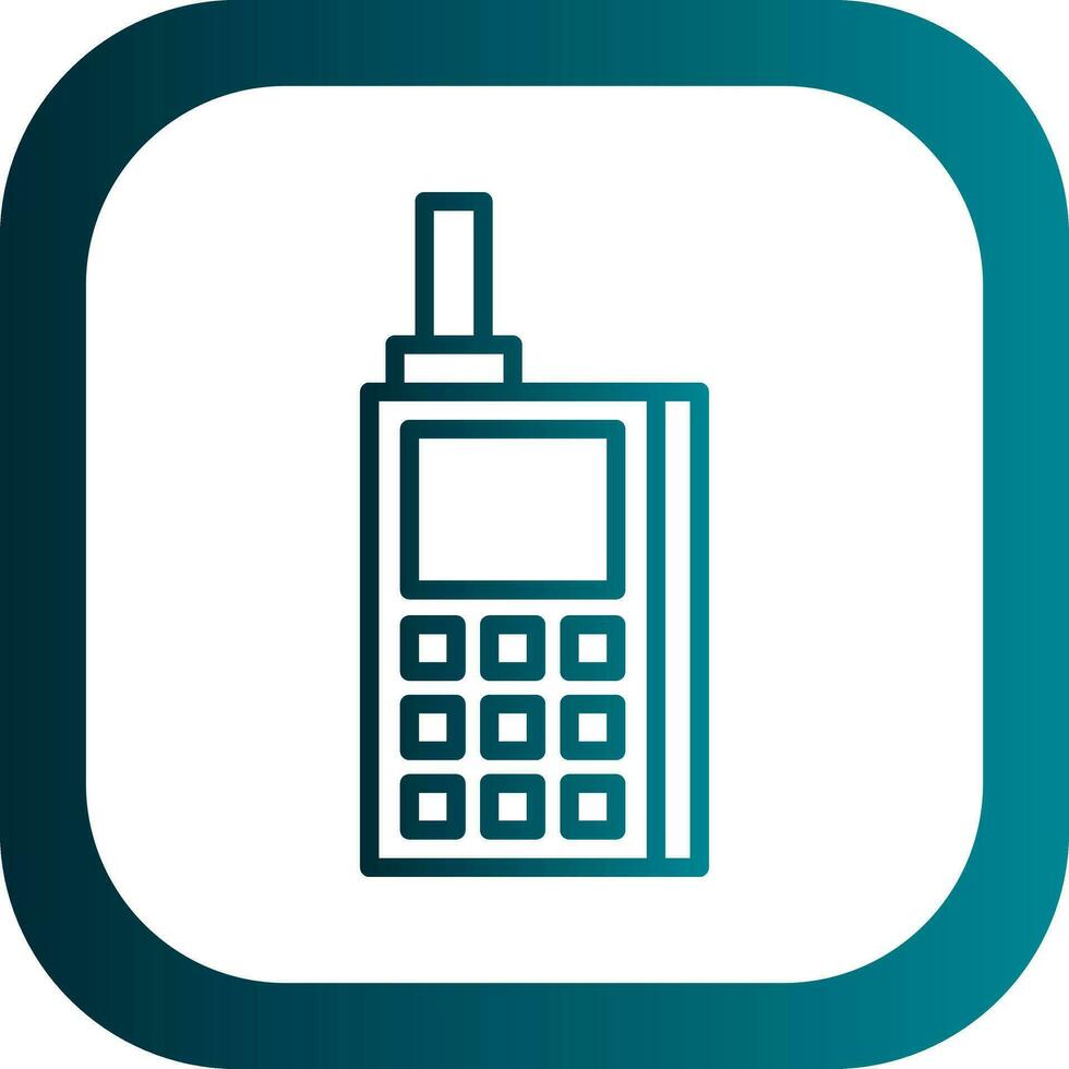 Walkie Talkie Vector Icon Design