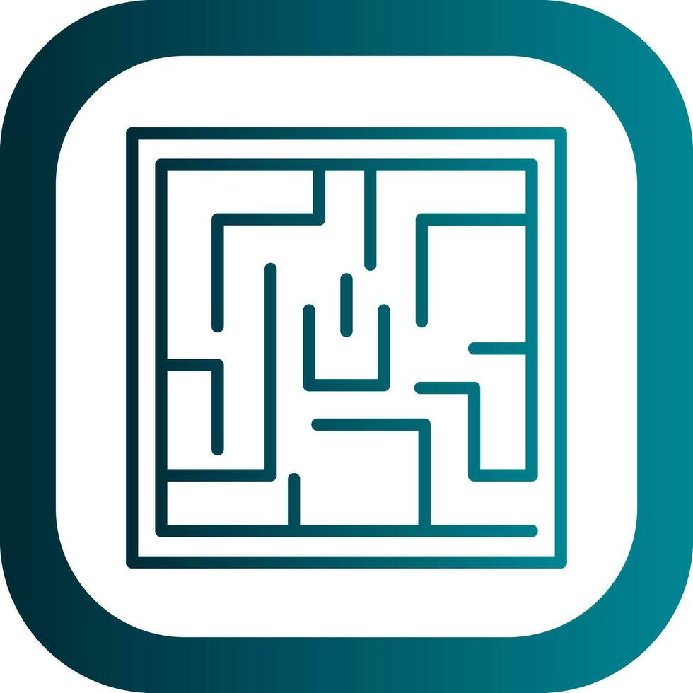 Labyrinth Vector Icon Design