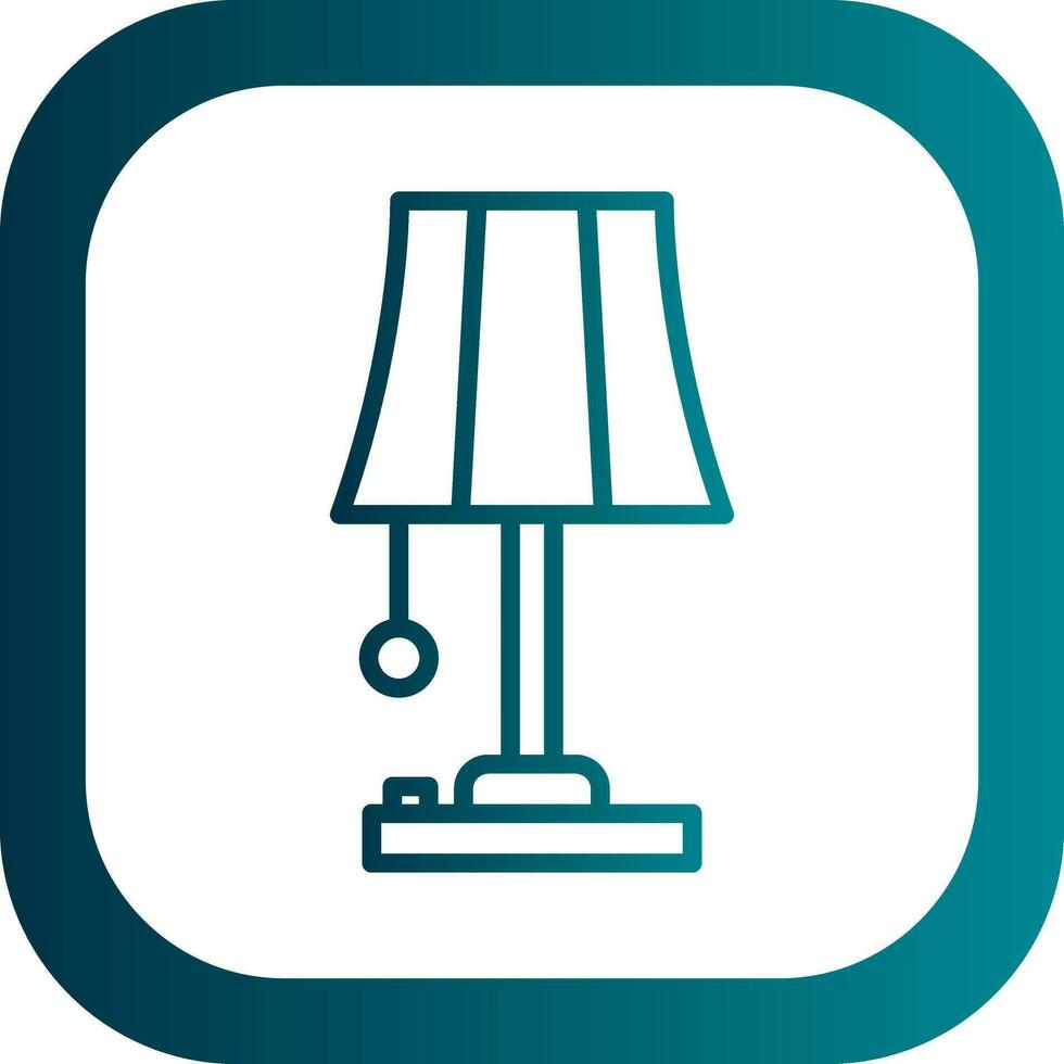 Lamp Vector Icon Design