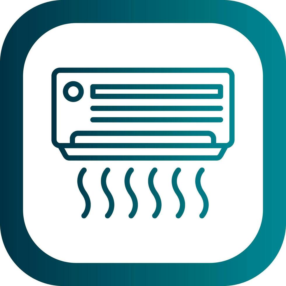 Air Conditioner Vector Icon Design