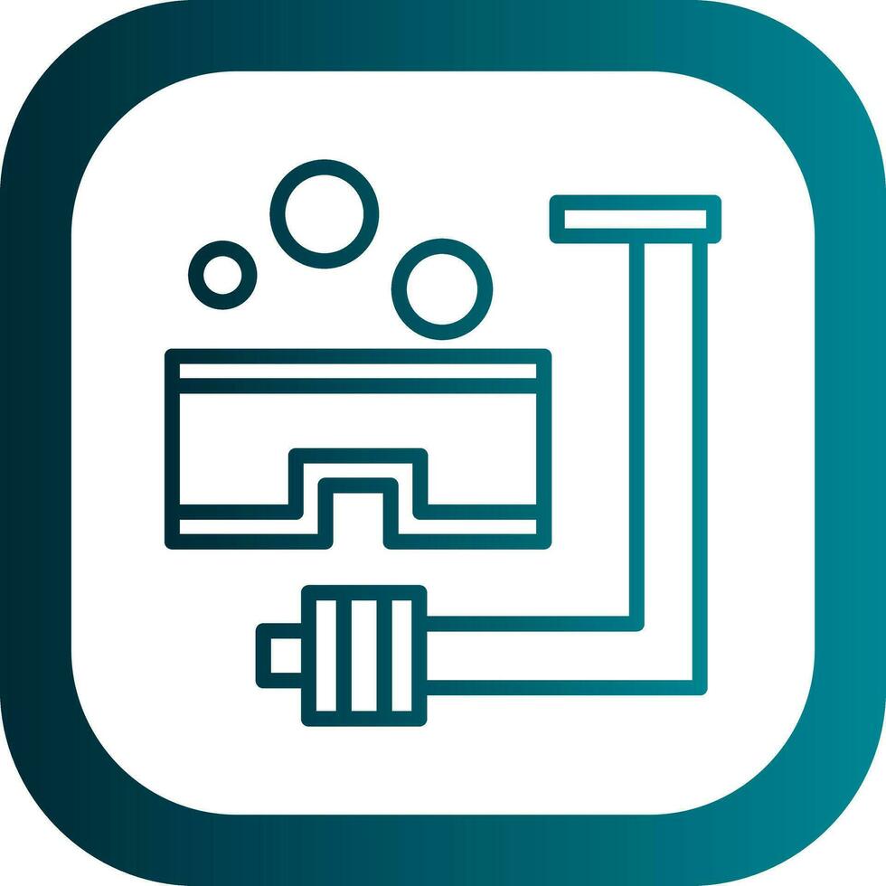 Scuba Diving Vector Icon Design
