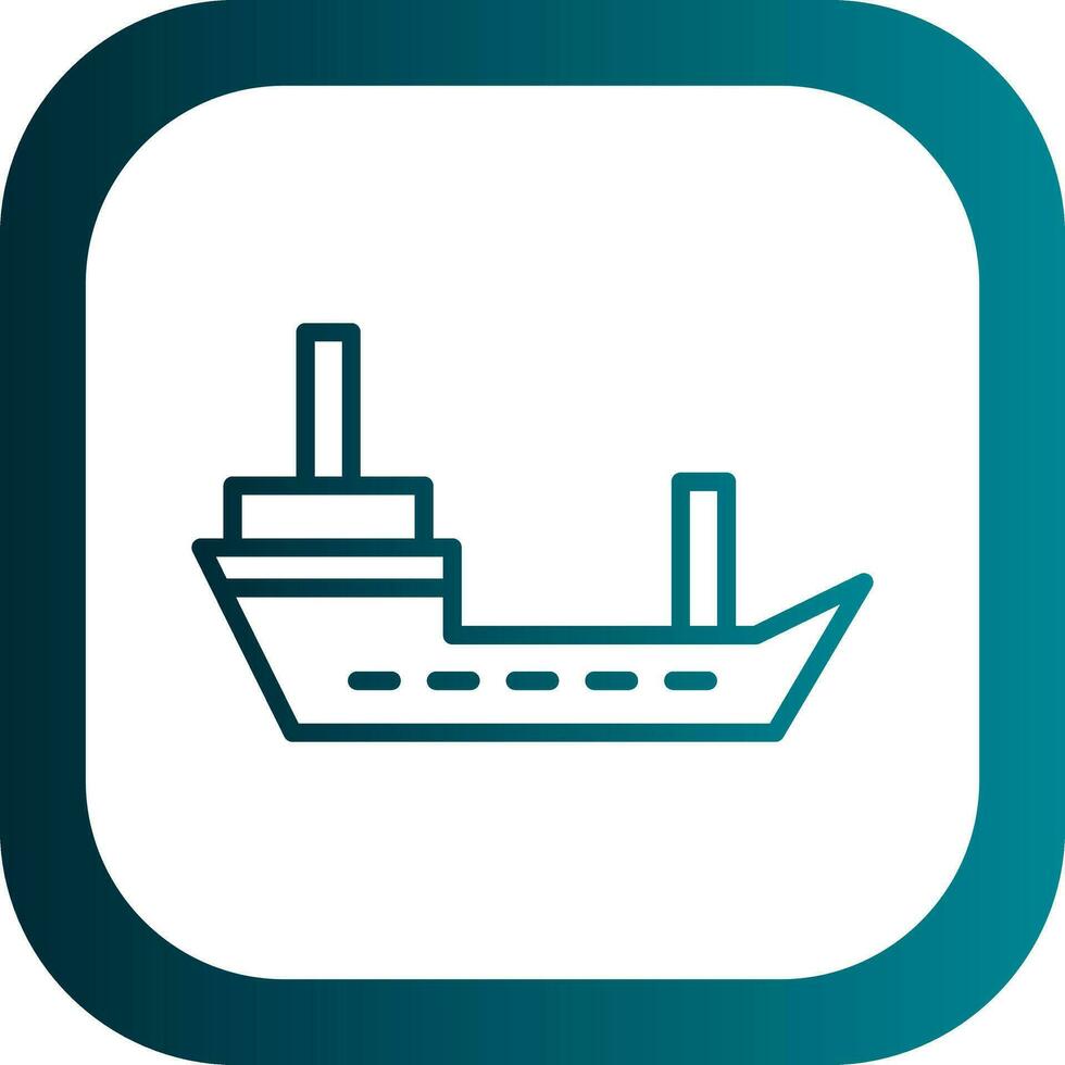 Ship Vector Icon Design