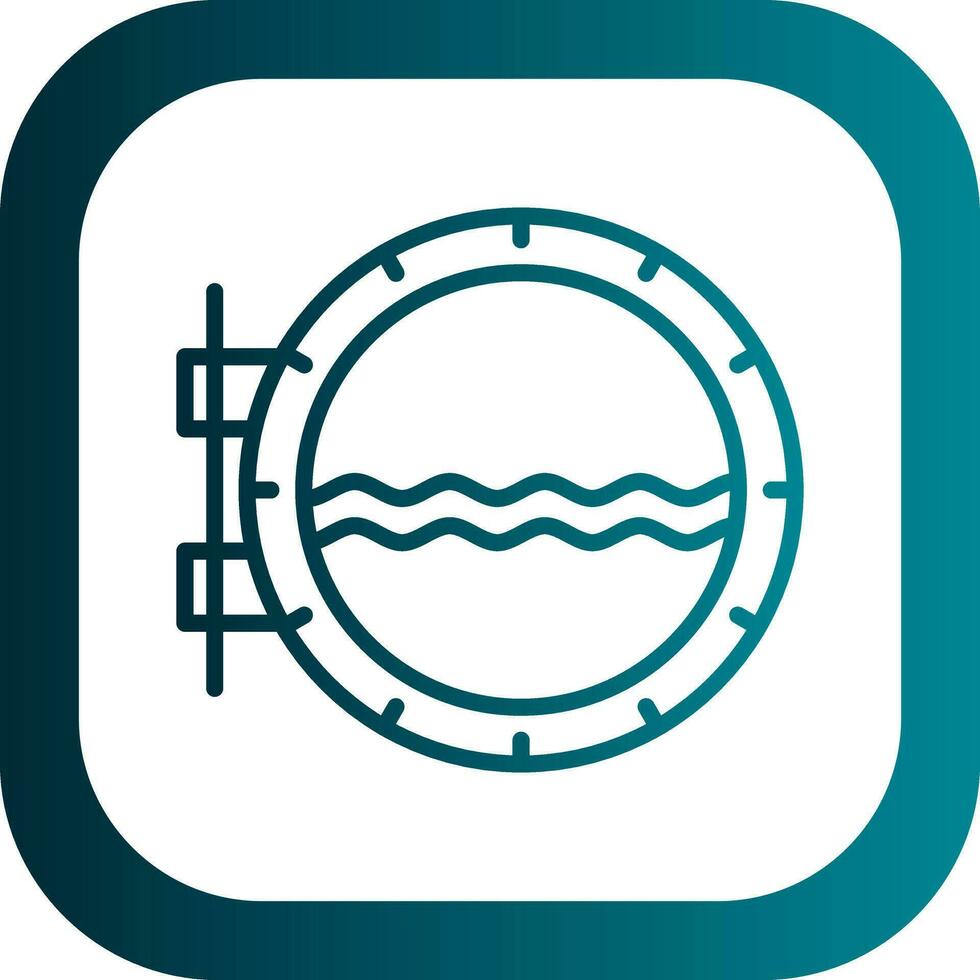 Porthole Vector Icon Design