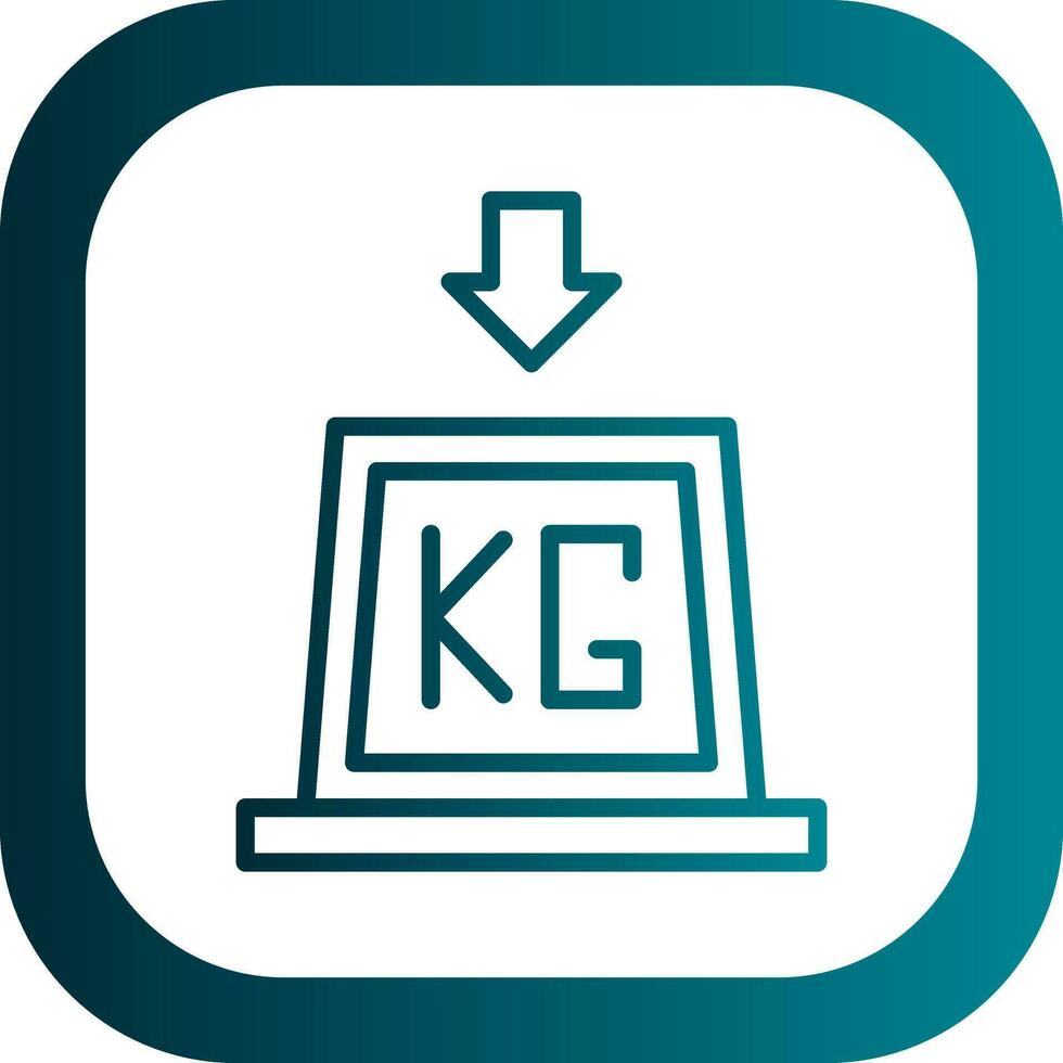 Weight Vector Icon Design