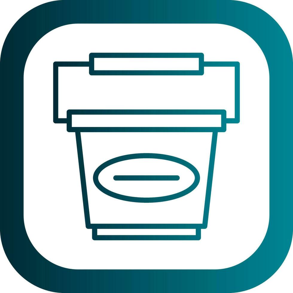 Bucket Vector Icon Design