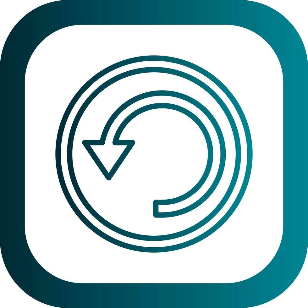 Circular Arrow Vector Icon Design