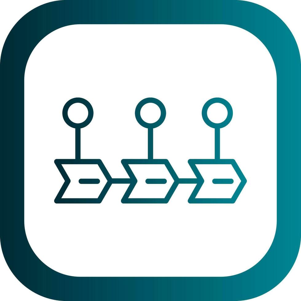 Value Chain Vector Icon Design