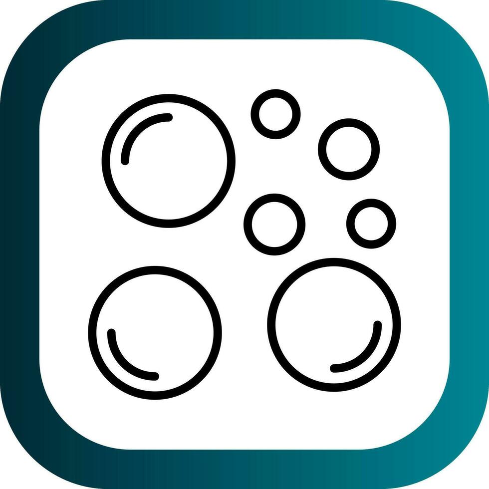 Bubbles Vector Icon Design