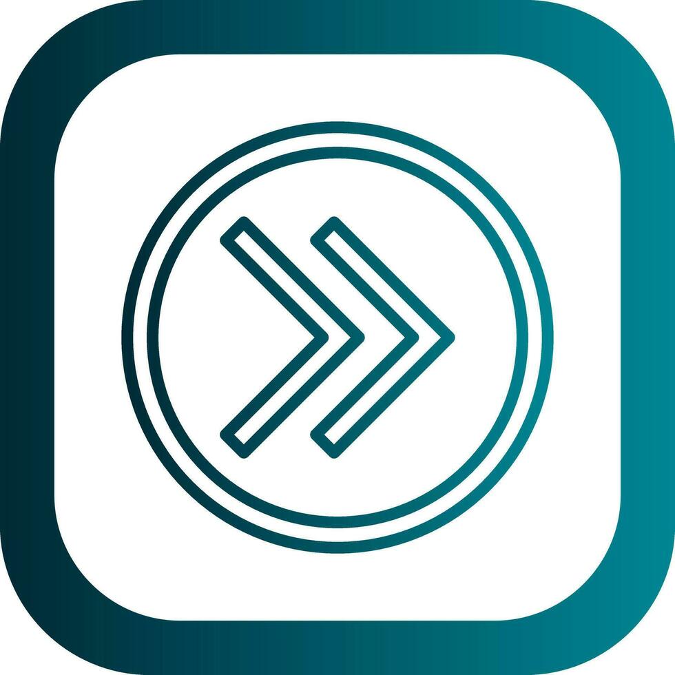 Chevron Right Vector Icon Design
