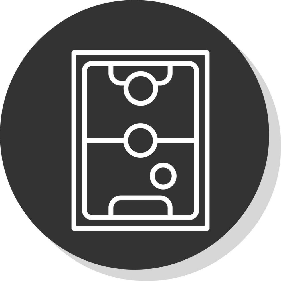 Air Hockey Vector Icon Design