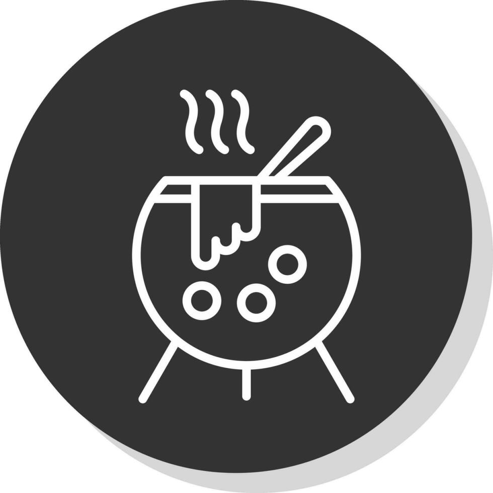 Cauldron Vector Icon Design