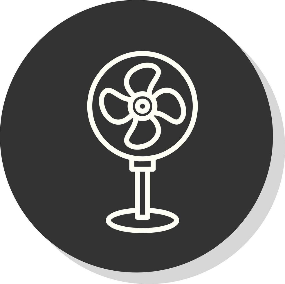 diseño de icono de vector de ventilador