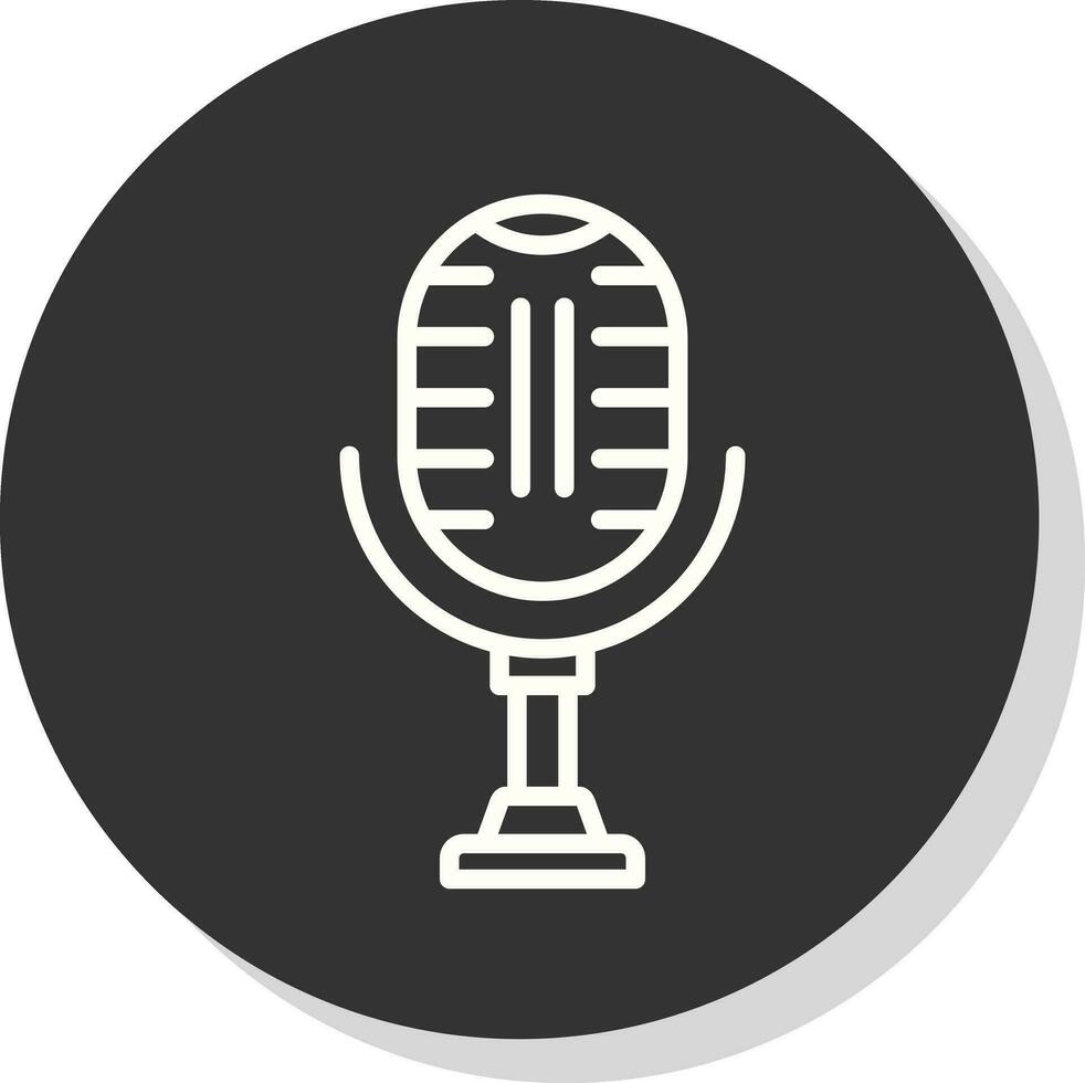 Microphone Vector Icon Design