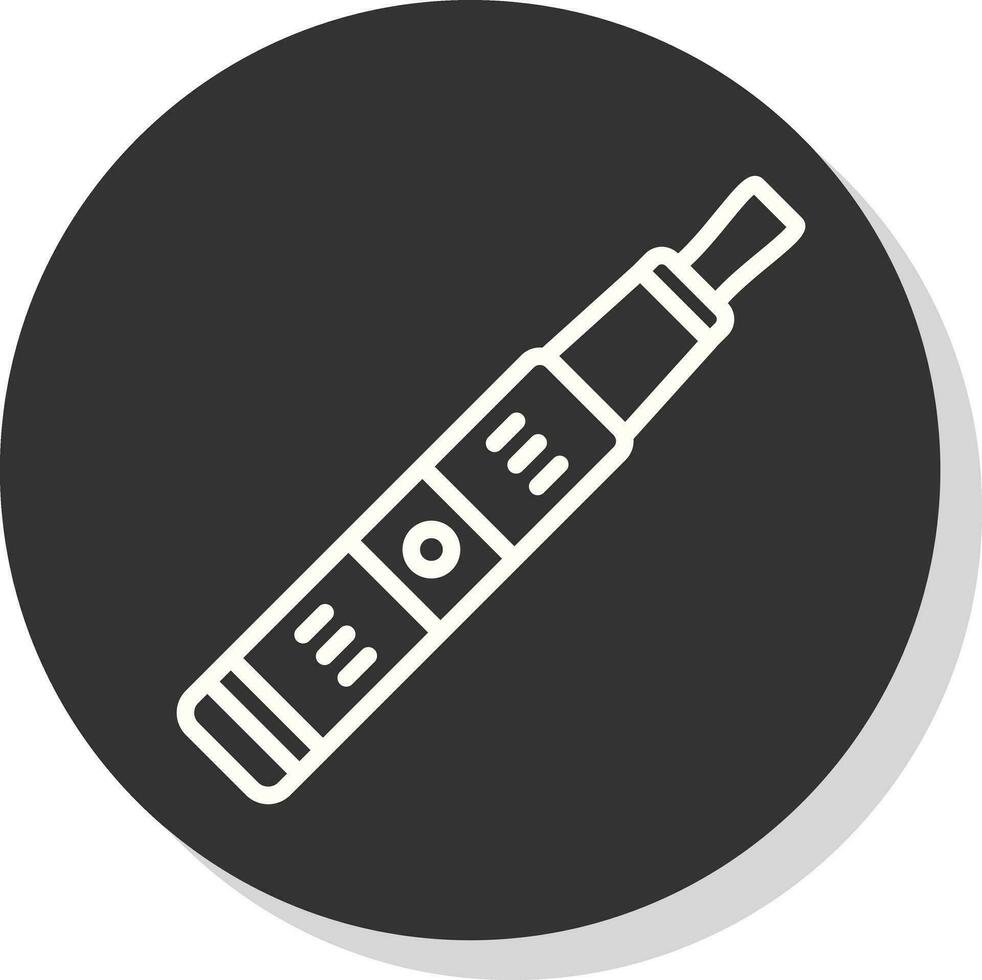 Electronic Cigarette Vector Icon Design